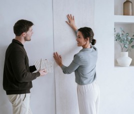 MUOZO - White Vein Luxe 60x280 Flexibele Wandpanelen - Brandvertragend & Flexibel