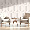 OPPIO Viltpaneel Beige - BAROK - 60x280 cm - Brandvertragend & Geluiddempend