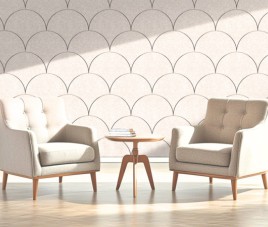 OPPIO Viltpaneel Beige - SCHRUB - 60x280 cm - Brandvertragend & Geluiddempend