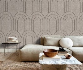 Oppio OPPIO Viltpaneel TAUPE - BAROK - 60x280 cm - Brandvertragend & Geluiddempend