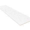 €37 PER PANEEL - 260x60 cm Wit Akoestische wand panelen lattenwand met Witte Vilt
