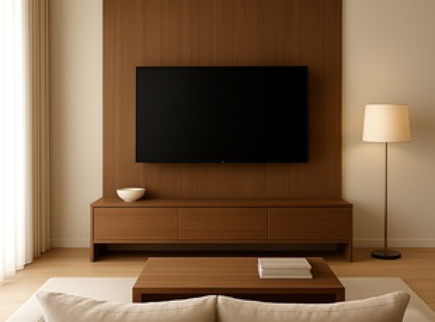 Oppio 120x280x0.8 cm - Houten Wandpaneel SMOKED AMBER - MES EN GROEF