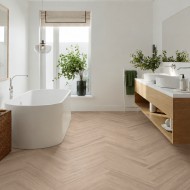 Porto Taupe Oak 10x60 - VISGRAAT KERAMISCH PARKET / Houtlook Tegels