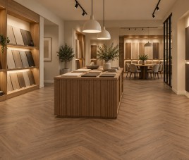 Porto Walnut Oak 10x60 - VISGRAAT KERAMISCH PARKET / Houtlook Tegels