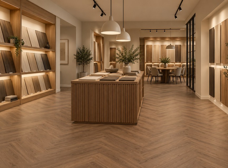 Porto Walnut Oak 10x60 - VISGRAAT KERAMISCH PARKET / Houtlook Tegels