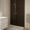 Oppio 120x280x0.8 cm - Houten Wandpaneel GRAPHITE GRAIN - MES EN GROEF