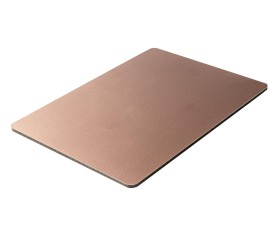 Oppio 120x280x0.8 cm - Metaal Wandpaneel KOPER IMPERIAL - MES EN GROEF