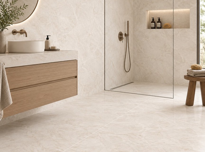 WHITE Taj Mahal 100x100 Vloertegel en Wandtegel / Woonkamer / Slaapkamer / Badkamer En Winkelruimte