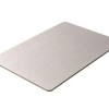 Oppio 120x280x0.8 cm - Metaal Wandpaneel ZILVER CELESTE - MES EN GROEF