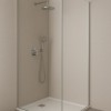 Oppio 120x280x0.8 cm - Metaal Wandpaneel ZILVER CELESTE - MES EN GROEF