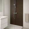 Oppio 120x280x0.8 cm - Houten Wandpaneel ESPRESSO ESSENCE - MES EN GROEF