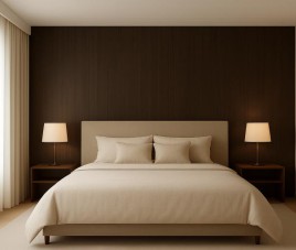Oppio 120x280x0.8 cm - Houten Wandpaneel GRAPHITE GRAIN - MES EN GROEF