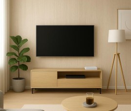 Oppio 120x280x0.8 cm - Houten Wandpaneel MERANTI - MES EN GROEF