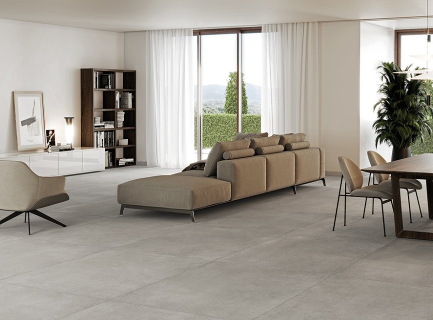 BARAKAH Grey 120x120 MAT vloertegel / wandtegel