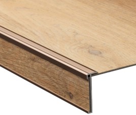 TRAPRENOVATIE SET Fulham SMOKY / PVC ( SET Ten behoeve van 4 TRAPTREDES + PROFIELEN )