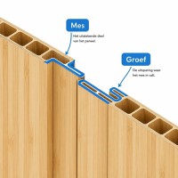 Bamboo wandpanelen