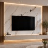Oppio €49 PER PANEEL - PVC Wandpaneel Calacatta Gold Hoogglans - 120x280x0,3 cm
