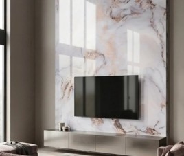 Oppio €57 PER PANEEL - 120x280x0,3 cm - PVC Wandpaneel DREAMY - Hoogglans