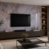 Oppio €57 PER PANEEL - 120x280x0,3 cm - PVC Wandpaneel DREAMY - Hoogglans
