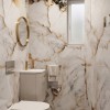Oppio €67 PER PANEEL - 120x280x0,3 cm - PVC Wandpaneel Fantasy Gold - Hoogglans