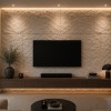 Oppio 3D XL WIT Rockstone Wandpaneel 60x120