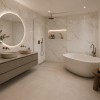 OPPIO Hoogglans GOLD Calacatta (NEO Carrara) 60x60 Vloertegel / Gepolijst En Gerectificeerd / Woonkamer / Badkamer / Winkelruimte