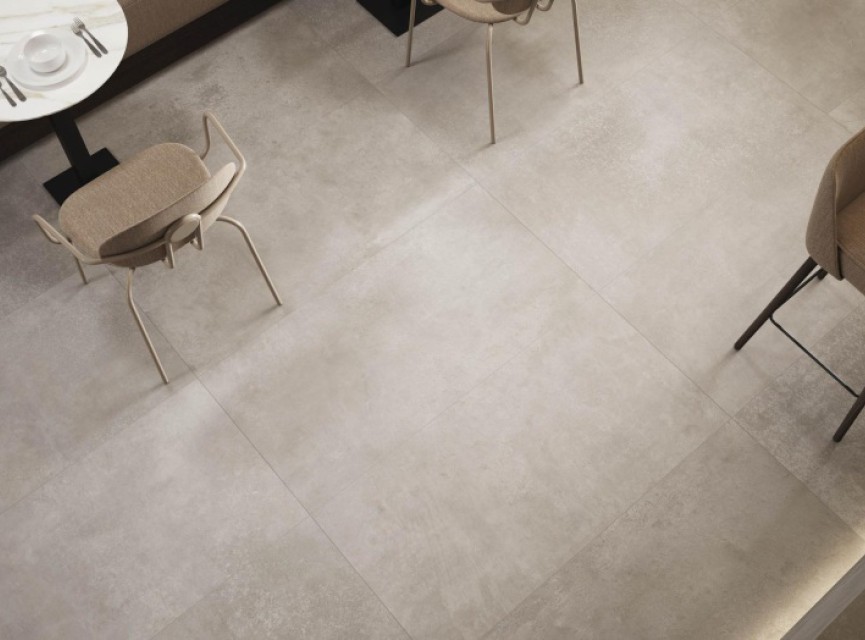 Palmier Bogart Taupe MAT Betonlook 100x100 Vloertegel en Wandtegel / Woonkamer / Slaapkamer / Badkamer En Winkelruimte