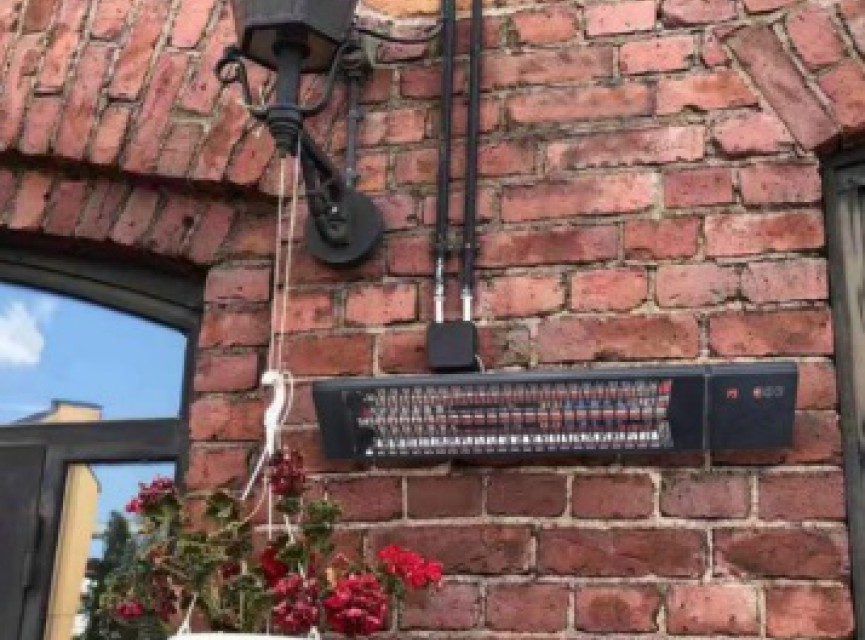 OPPIO Elektrische Terrasverwarmer 2500W - WIFI FUNCTIE
