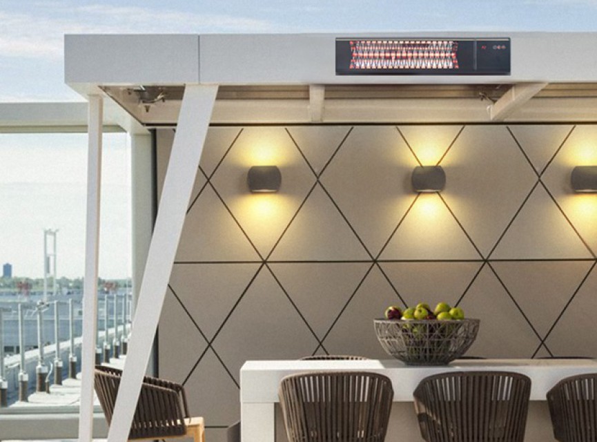 OPPIO Elektrische Terrasverwarmer 2500W - WIFI FUNCTIE