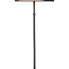 OPPIO Elektrische PRO Rechthoek Terrasverwarmer 2500W ( STAAND ) - WIFI FUNCTIE - ZWART