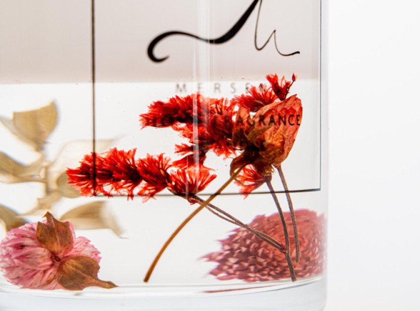 Mersense Rose Botanica - Geurkaars