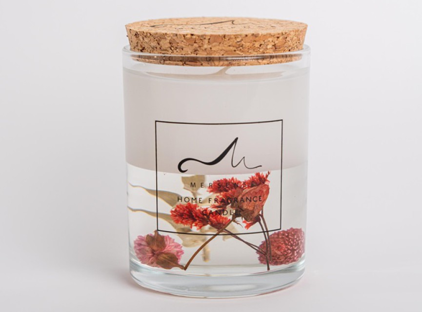 Mersense Rose Botanica - Geurkaars