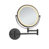 COSMO make-up spiegel (ZWART) Toilet / Badkamerspiegel met verlichting
