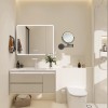 COSMO make-up spiegel (ZWART) Toilet / Badkamerspiegel met verlichting