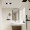 COSMO make-up spiegel (CHROOM) Toilet / Badkamerspiegel met verlichting