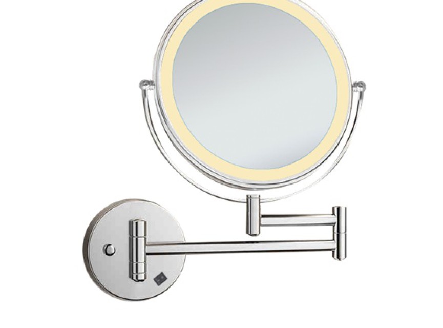 COSMO make-up spiegel (CHROOM) Toilet / Badkamerspiegel met verlichting