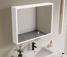 ZEYN Spiegelkast 100×70 Badkamerspiegel met verlichting
