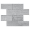 Oppio Beton Licht Grijs METRO - Zelfklevende Mozaïek 30.5x30.5x4 mm