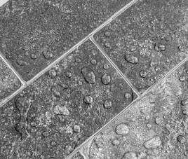 Oppio Antraciet Leisteen METRO - Zelfklevende Mozaïek 30.5x30.5x4 mm