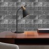 Oppio Antraciet Leisteen METRO - Zelfklevende Mozaïek 30.5x30.5x4 mm