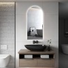 ARCH TOOG - 45x100 CM ( RANDLOOS ) Toilet / Badkamerspiegel met verlichting