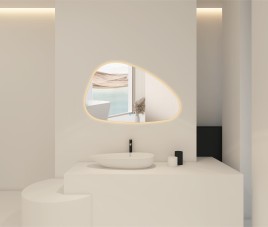 ARTSY - 120 CM ( Randloos ) Toilet / Badkamerspiegel met verlichting