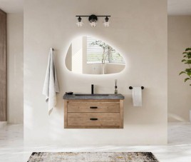 ARTSY - 60 CM ( Randloos ) Toilet / Badkamerspiegel met verlichting