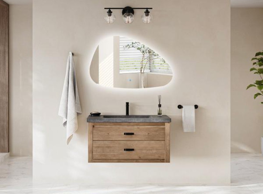ARTSY - 60 CM ( Randloos ) Toilet / Badkamerspiegel met verlichting