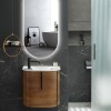 ELLIPS - 40x75 CM ( Randloos ) Toilet / Badkamerspiegel met verlichting