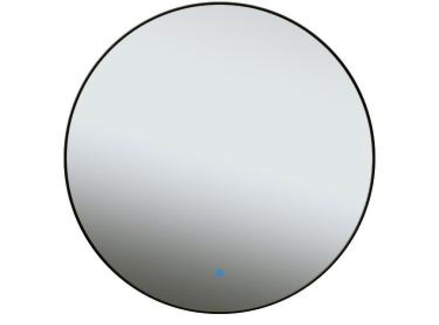 LUNA - 100 CM ( ZWART ) Badkamerspiegel met verlichting