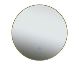 LUNA - 40 CM ( GOUD ) Badkamerspiegel met verlichting