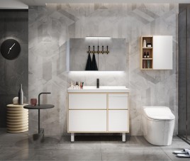 VANITY Spiegelkast 80x60 ( RANDLOOS ) Badkamerspiegel met verlichting