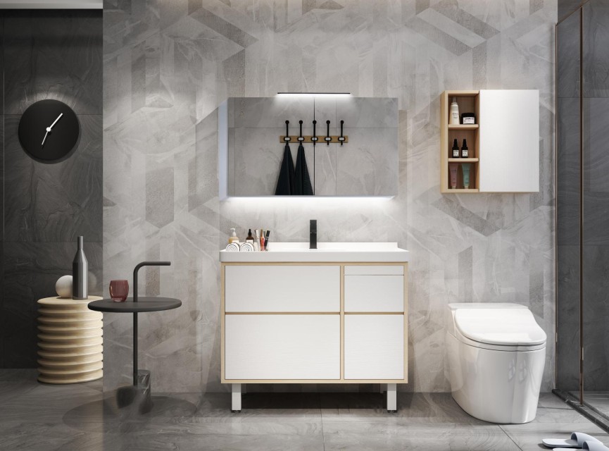 VANITY Spiegelkast 60x60 ( RANDLOOS ) Badkamerspiegel met verlichting