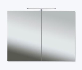 VANITY Spiegelkast 80x60 ( RANDLOOS ) Badkamerspiegel met verlichting
